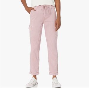 PAIGE Christy cargo nwt stretch ankle cuff pink rose 31 / 12 spring straight leg
